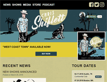 Tablet Screenshot of chrisshiflettmusic.com